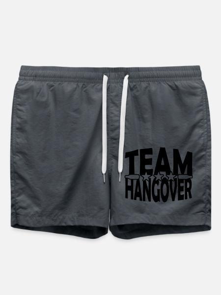 Party Team Hangover - Swim Trunks - anthracite