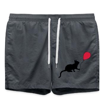 Red Balloon Kitten joue - Short de bain - charbon - Devant - AI Model Male 185 light (185cm)
