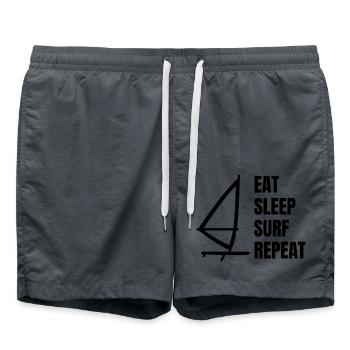 Windsurfer Surf Kitesurfer Windsurf Cadeau - Short de bain - charbon - Devant - AI Model Male 185 light (185cm)