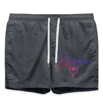 Esposa Cute Wife To Be Bride Couple Wedding Gift - Swim Trunks - anthracite - Front - AI Model Male 185 light (185cm)