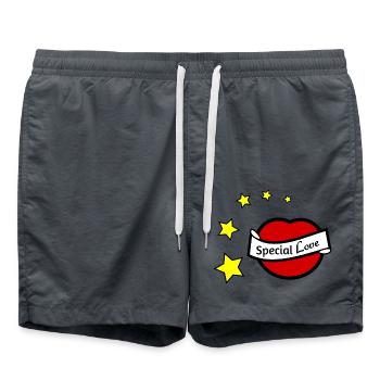 Amour spécial - Short de bain - charbon - Devant - AI Model Male 185 light (185cm)