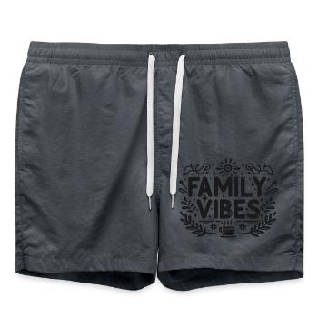 Ambiance familiale - Short de bain - charbon - Devant - AI Model Male 185 light (185cm)