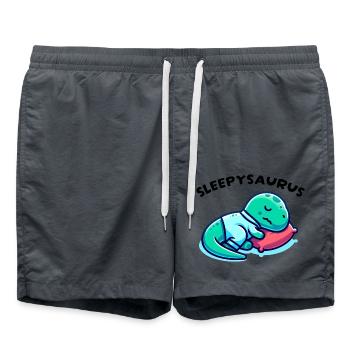 Sleepysaurus Official Sleep Outfit Chemise de nuit - Short de bain - charbon - Devant - AI Model Male 185 light (185cm)