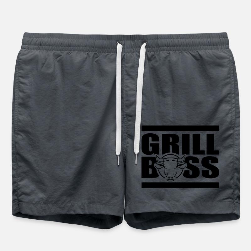grill - Badeshorts - Anthrazit