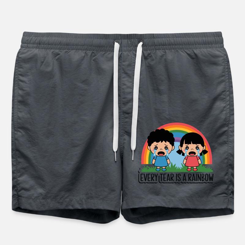 CRYING CHILDREN - Swim Trunks - anthracite