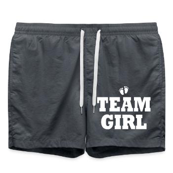 Team girl - Badeshorts - Anthrazit - Vorne - AI Model Male 185 light (185cm)