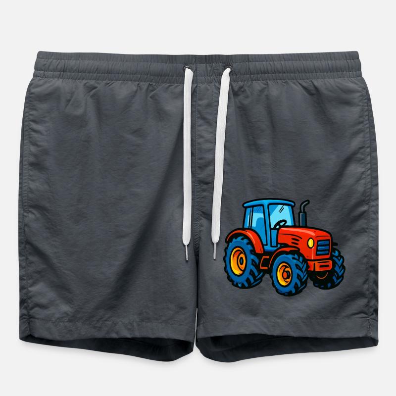 Trekker Tractor - Swim Trunks - anthracite