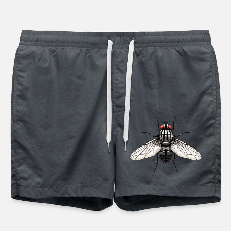 Fliege - Badeshorts - Anthrazit
