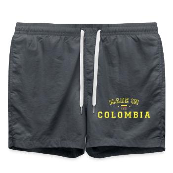 Made in Colombia - Swim Trunks - anthracite - Front - AI Model Male 185 light (185cm)