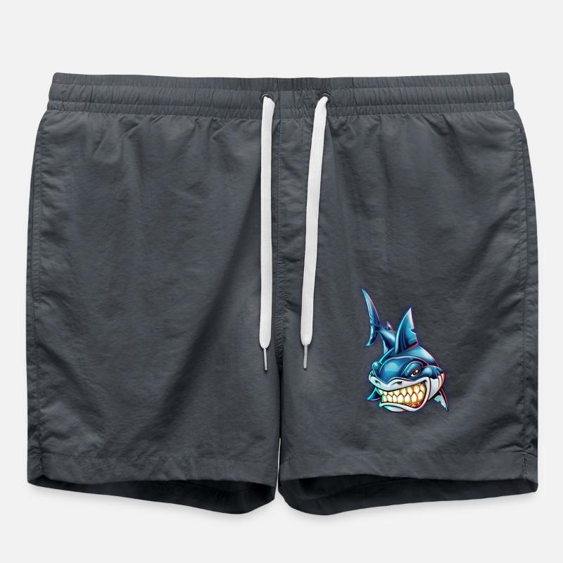 Requin bleu - Short de bain - charbon