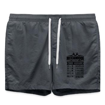 MÉCANIQUE TARIF HORAIRE - Short de bain - charbon - Devant - AI Model Male 185 light (185cm)