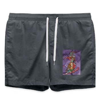 SPASStasie - Badeshorts - Anthrazit - Vorne - AI Model Male 185 light (185cm)