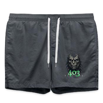 Fehlercode 403 - Forbidden - Badeshorts - Anthrazit - Vorne - AI Model Male 185 light (185cm)