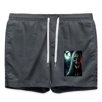 Skiff effrayant - Short de bain - charbon - Devant - AI Model Male 185 light (185cm)