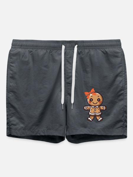 Lebkuchen Girl - Badeshorts - Anthrazit