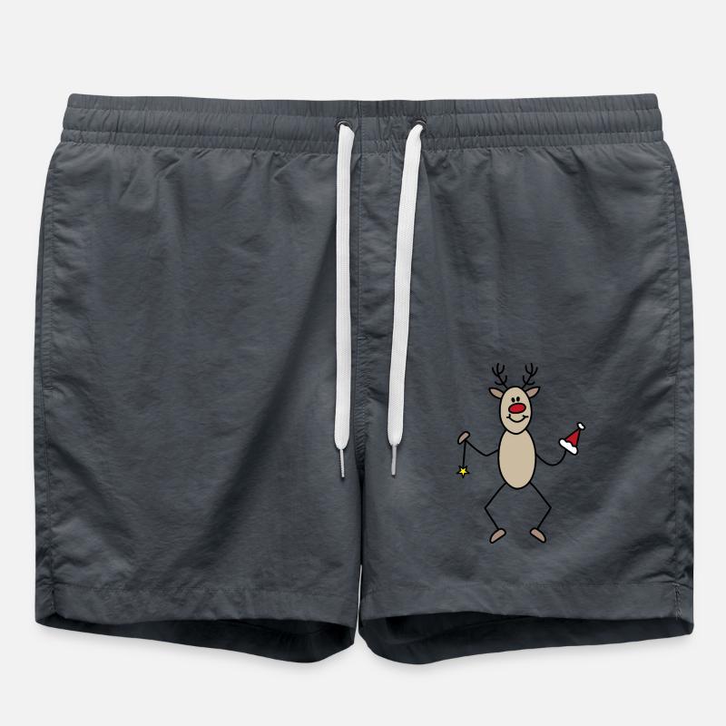 Christmas - Swim Trunks - anthracite