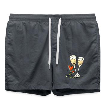 Lunettes - Short de bain - charbon - Devant - AI Model Male 185 light (185cm)