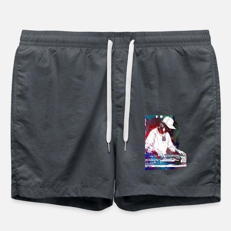 DJ music console - Swim Trunks - anthracite