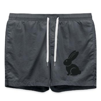 lièvre - Short de bain - charbon - Devant - AI Model Male 185 light (185cm)