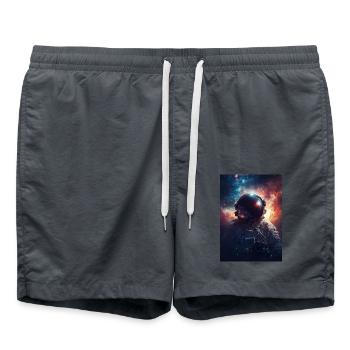 Astronaute 7 - Short de bain - charbon - Devant - AI Model Male 185 light (185cm)