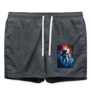 Astronaute 6 - Short de bain - charbon - Devant - AI Model Male 185 light (185cm)
