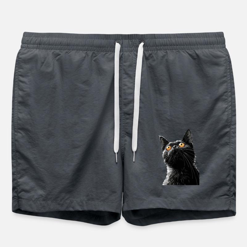 Chat noir Peter - Short de bain - charbon