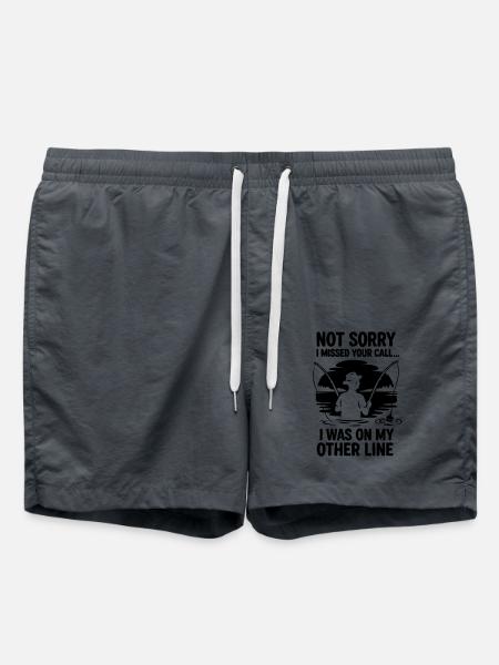angeln angeln angeln angeln angeln angeln angeln - Badeshorts - Anthrazit