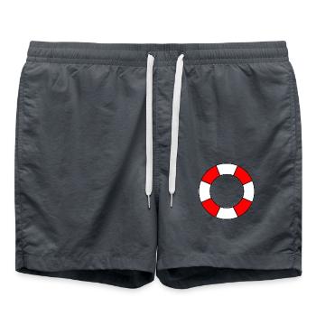 Bouée de sauvetage Sauveteur Sauveteur - Short de bain - charbon - Devant - AI Model Male 185 light (185cm)