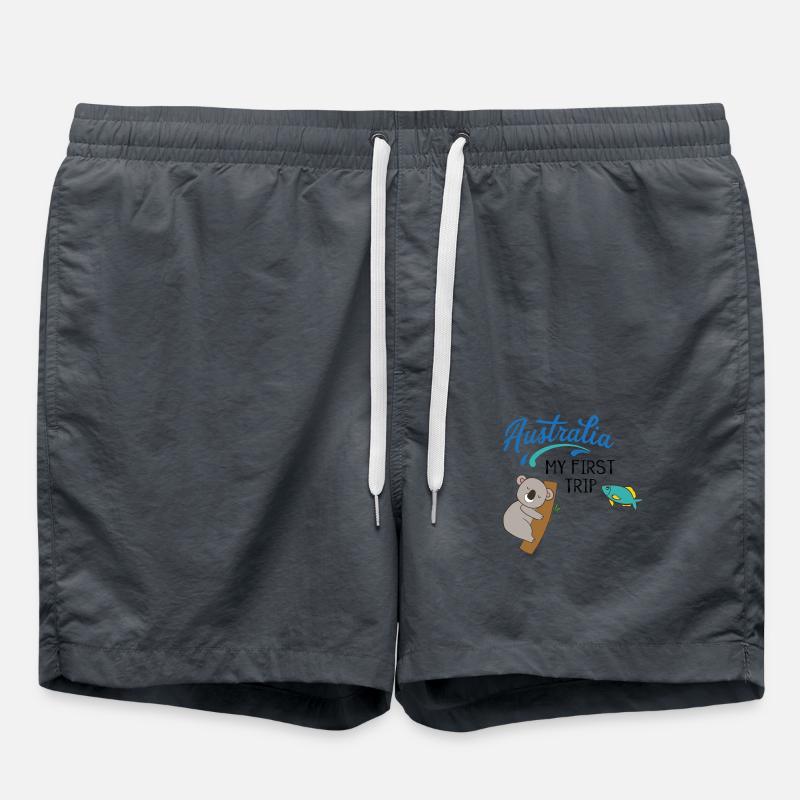 Australia - Swim Trunks - anthracite