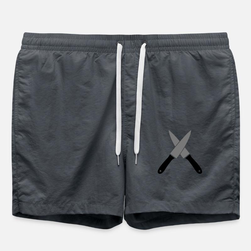 knife - Swim Trunks - anthracite