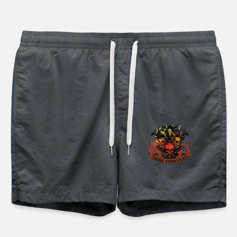 Motorcyclists - Swim Trunks - anthracite