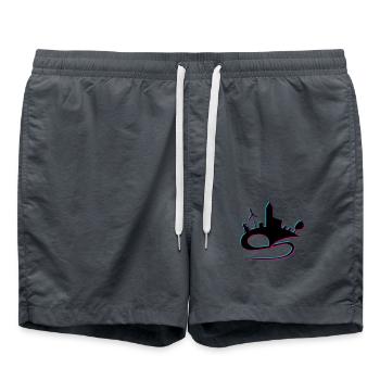 usbtiktoktickedy - Badeshorts - Anthrazit - Vorne - AI Model Male 185 light (185cm)