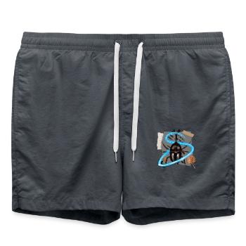 Large insect - Swim Trunks - anthracite - Front - AI Model Male 185 light (185cm)