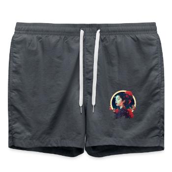 Geisha - Badeshorts - Anthrazit - Vorne - AI Model Male 185 light (185cm)
