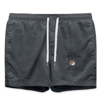 Get well soon! Voucher coffee - Swim Trunks - anthracite - Front - AI Model Male 185 light (185cm)