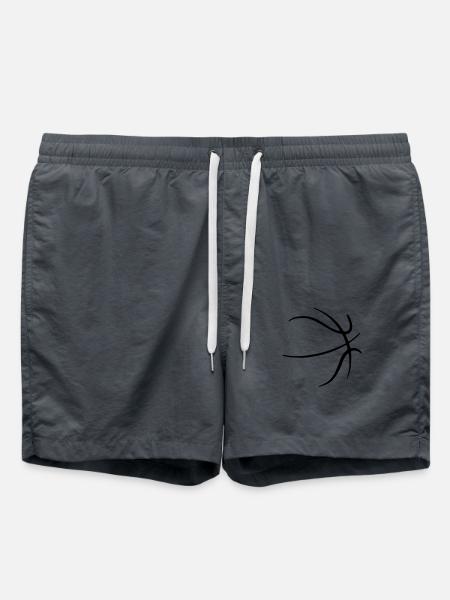Basketball - Badeshorts - Anthrazit