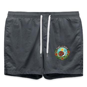 Escargot de randonnée - Short de bain - charbon - Devant - AI Model Male 185 light (185cm)