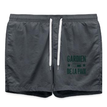 Gardien de la paix chargement en cours - Short de bain - charbon - Devant - AI Model Male 185 light (185cm)