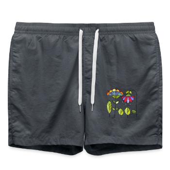 Fleur - Short de bain - charbon - Devant - AI Model Male 185 light (185cm)