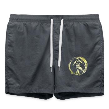 Soccer Soccer Player Man - Swim Trunks - anthracite - Front - AI Model Male 185 light (185cm)