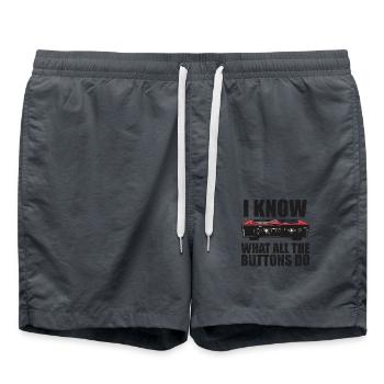 I know what all the buttons do - Swim Trunks - anthracite - Front - AI Model Male 185 light (185cm)