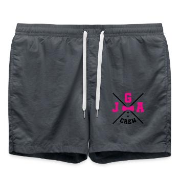 jga crew - Badeshorts - Anthrazit - Vorne - AI Model Male 185 light (185cm)