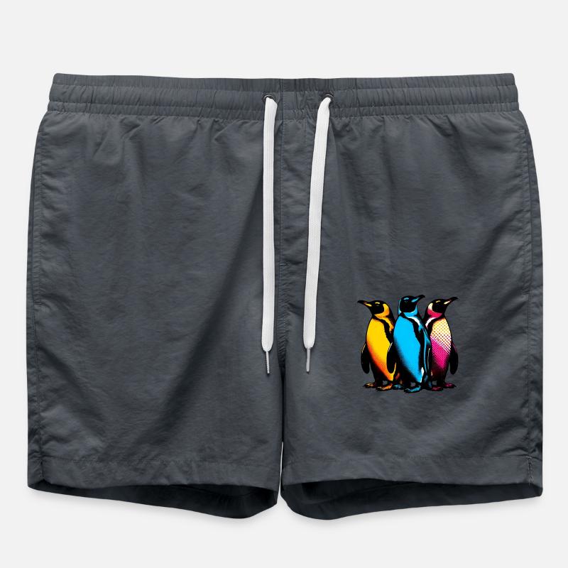 Penguin Penguins - Swim Trunks - anthracite
