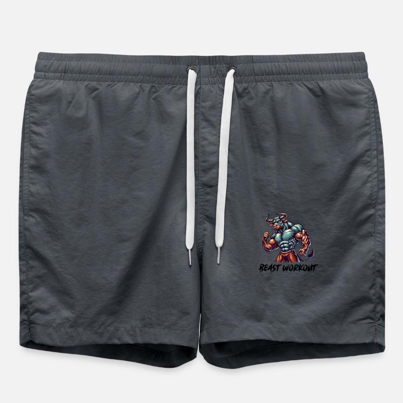 Taurus Beast Workout - Swim Trunks - anthracite