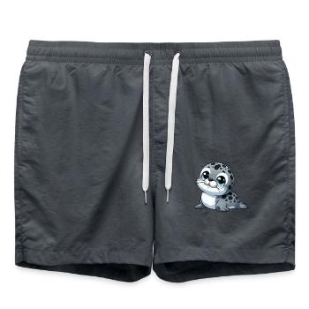 Bébé phoque - Short de bain - charbon - Devant - AI Model Male 185 light (185cm)