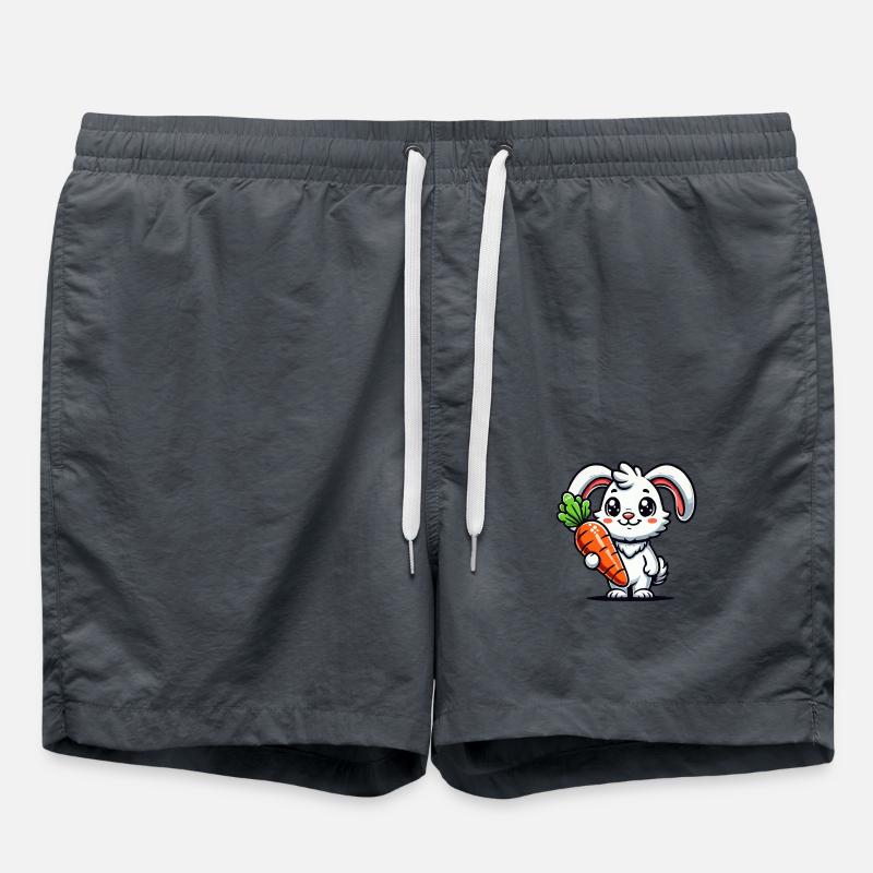 Rabbit Rabbit Comic - Swim Trunks - anthracite