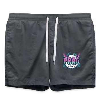 Prague Crew Coloré - Short de bain - charbon - Devant - AI Model Male 185 light (185cm)