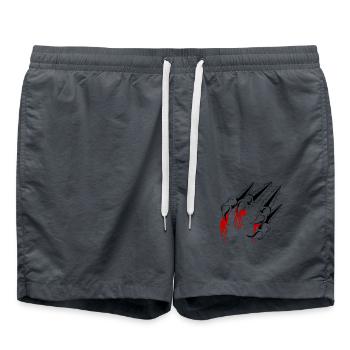 claws 01 - Swim Trunks - anthracite - Front - AI Model Male 185 light (185cm)