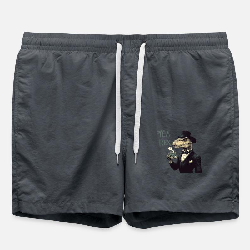 Tea-Rex Meme - Swim Trunks - anthracite