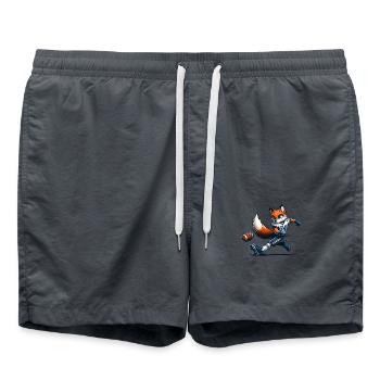 Fox Football - Short de bain - charbon - Devant - AI Model Male 185 light (185cm)